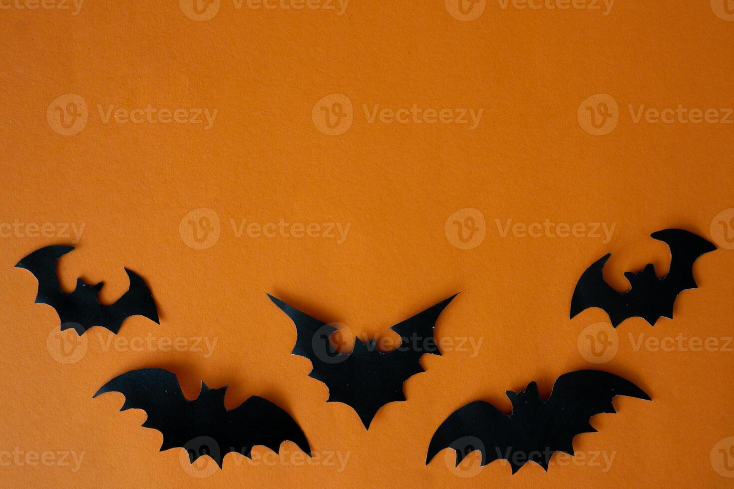 five bat ornament for background photo