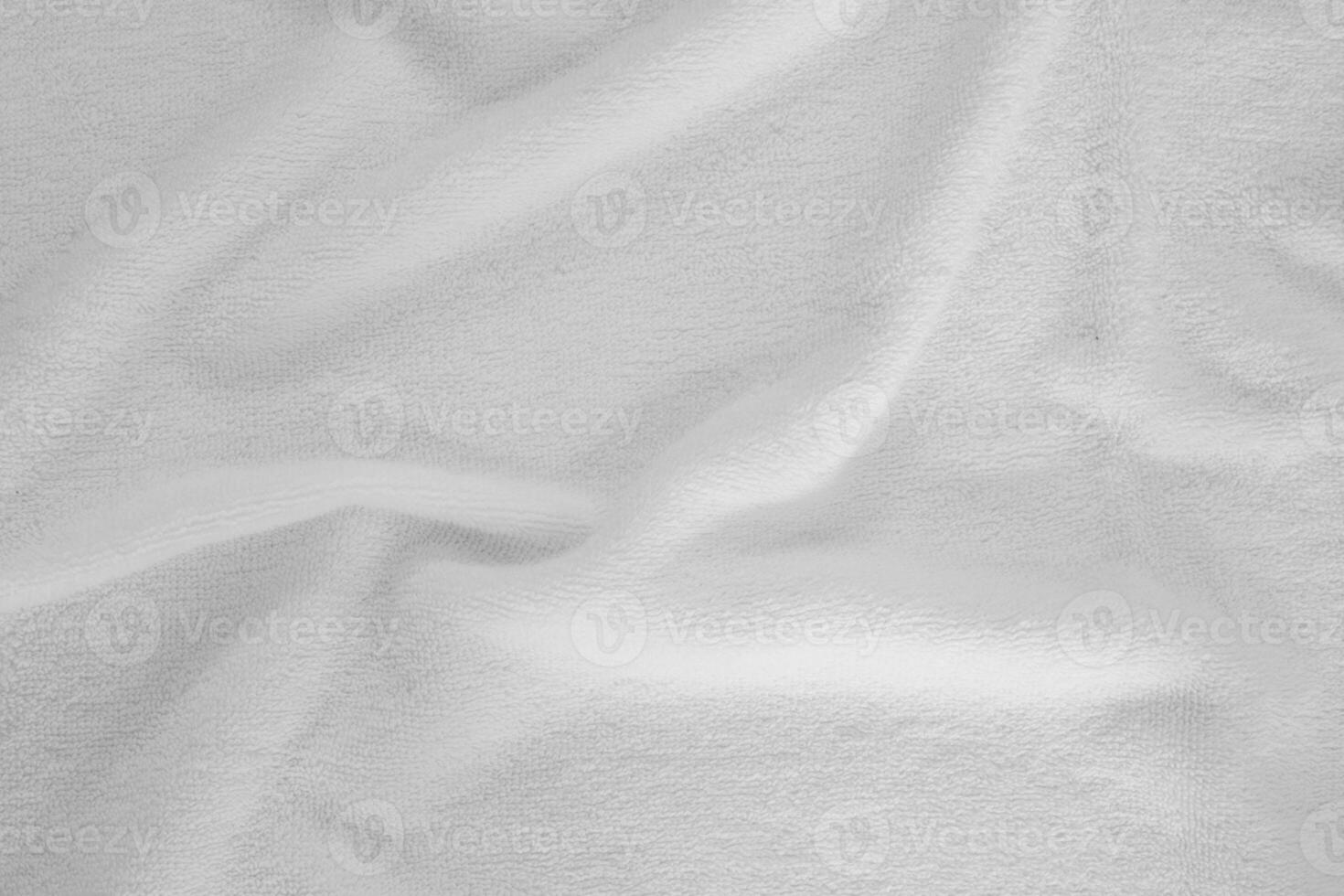 abstract white towel texture background photo