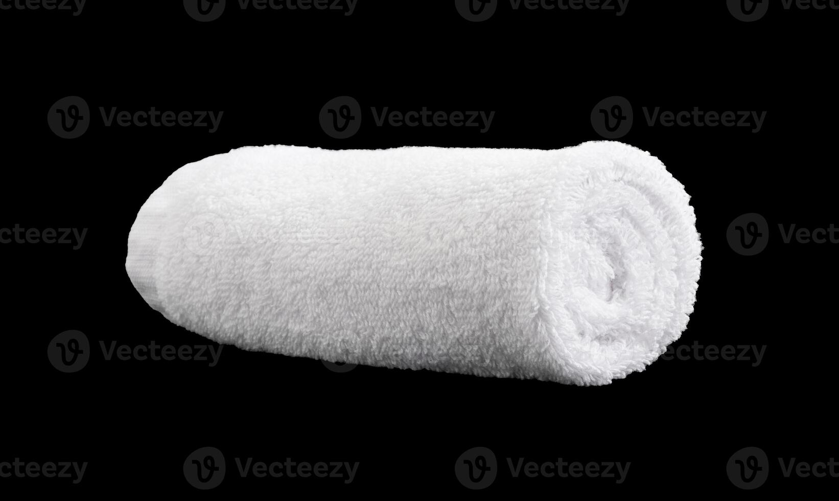 roll face towel isolated element photo