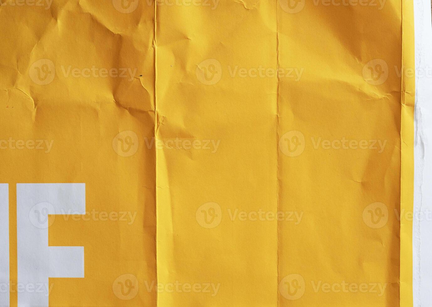 abstract yellow folding paper background photo