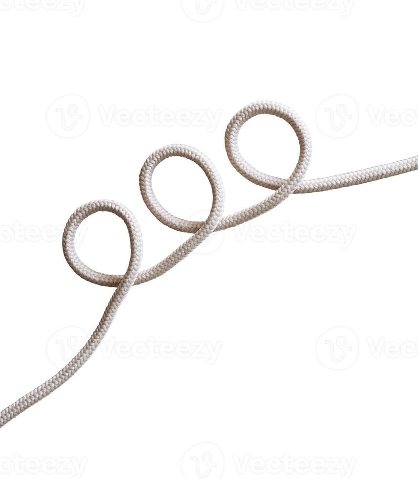 curl rope knot isolated element photo