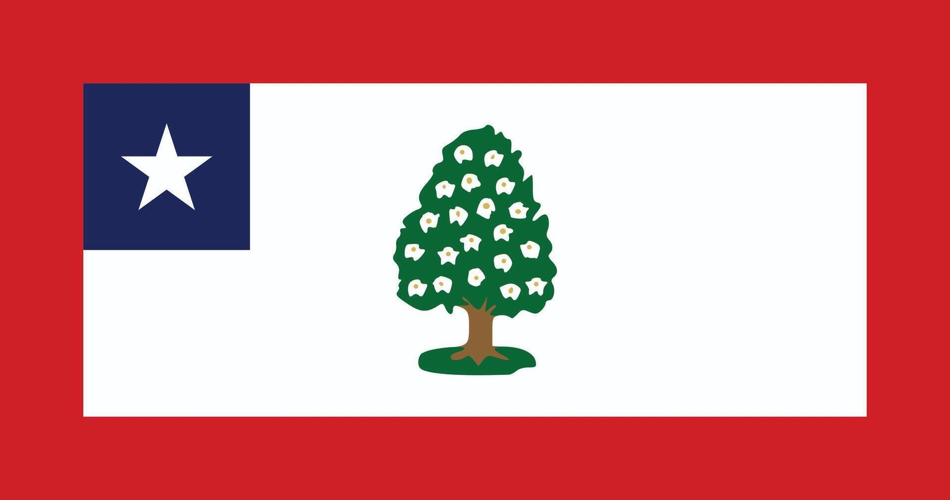 Mississippi 1861 1865 Flag Illustration Premium Quality vector