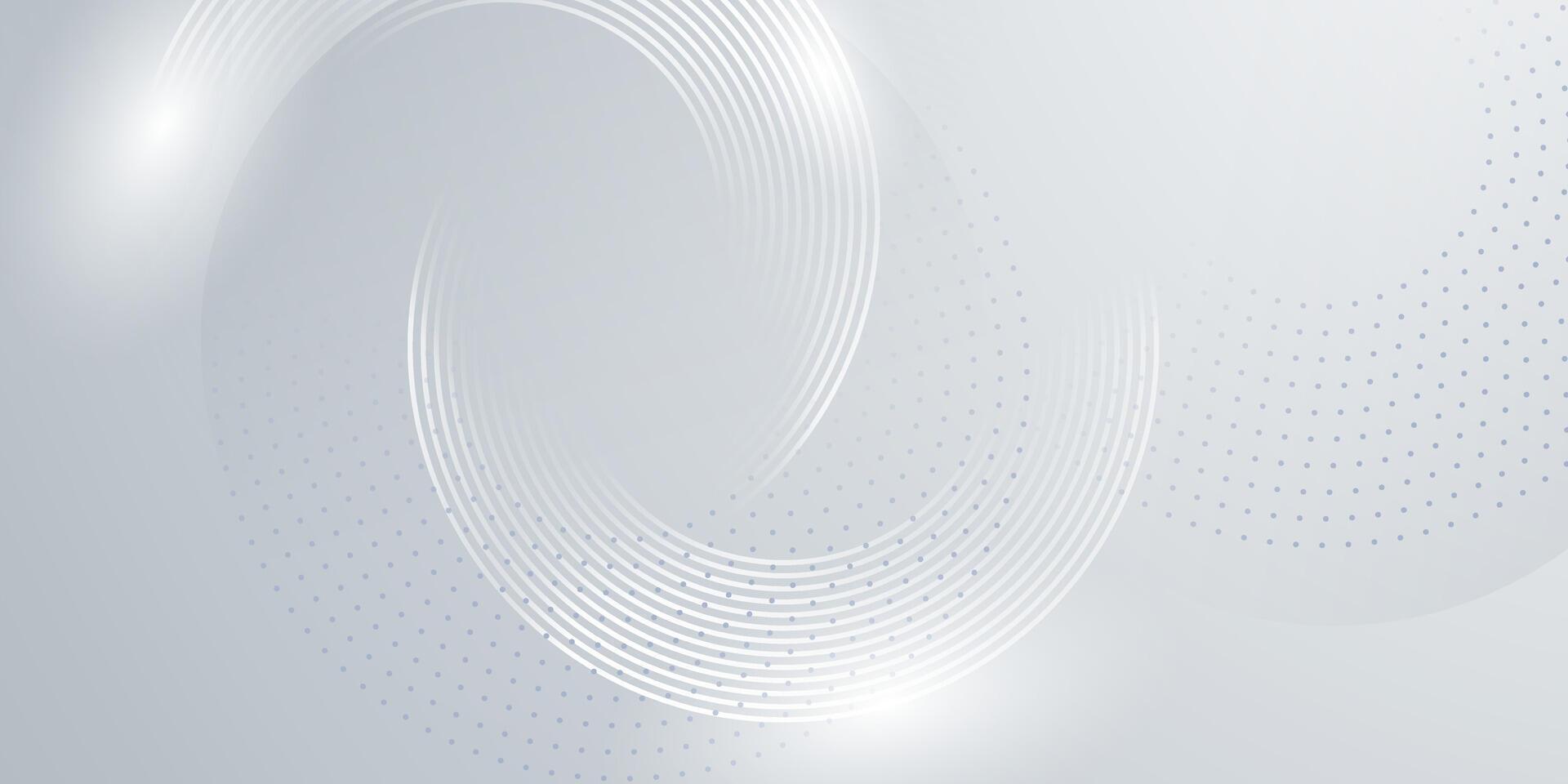 Abstract background with circles and lines vector