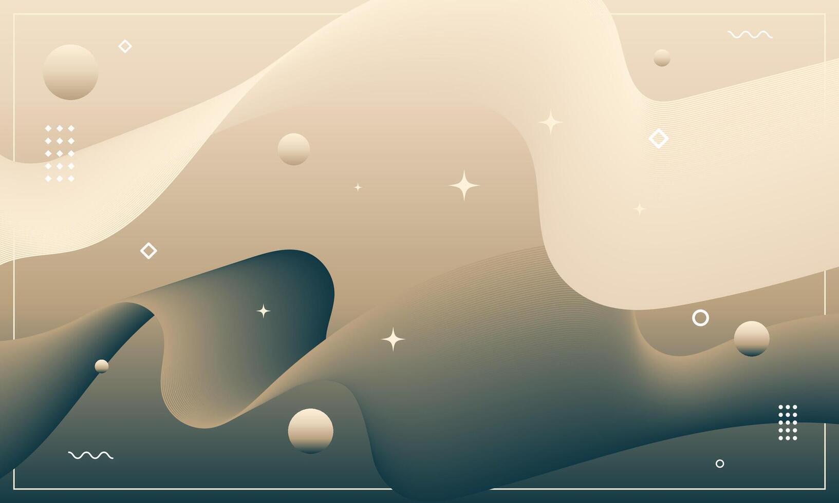A fluid abstract background. Flowing element trend design. vector