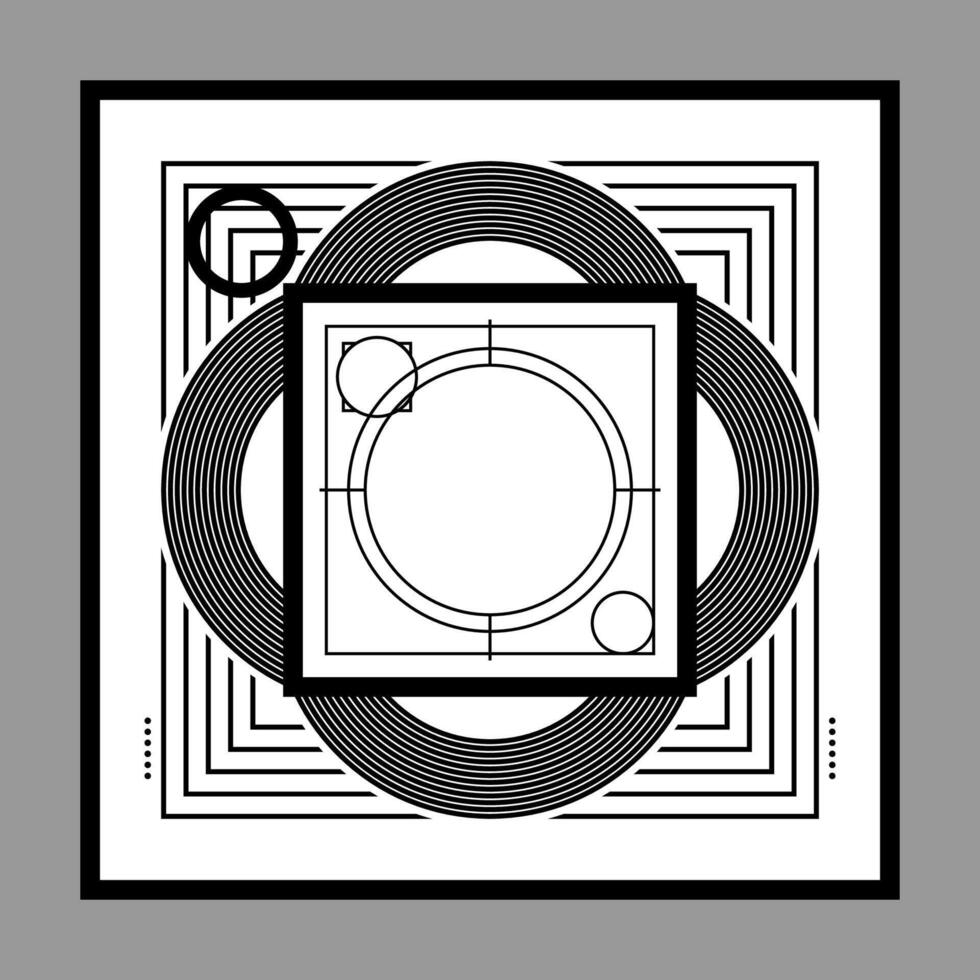 A modern shape of border and frame. Perfect lines and shape vector