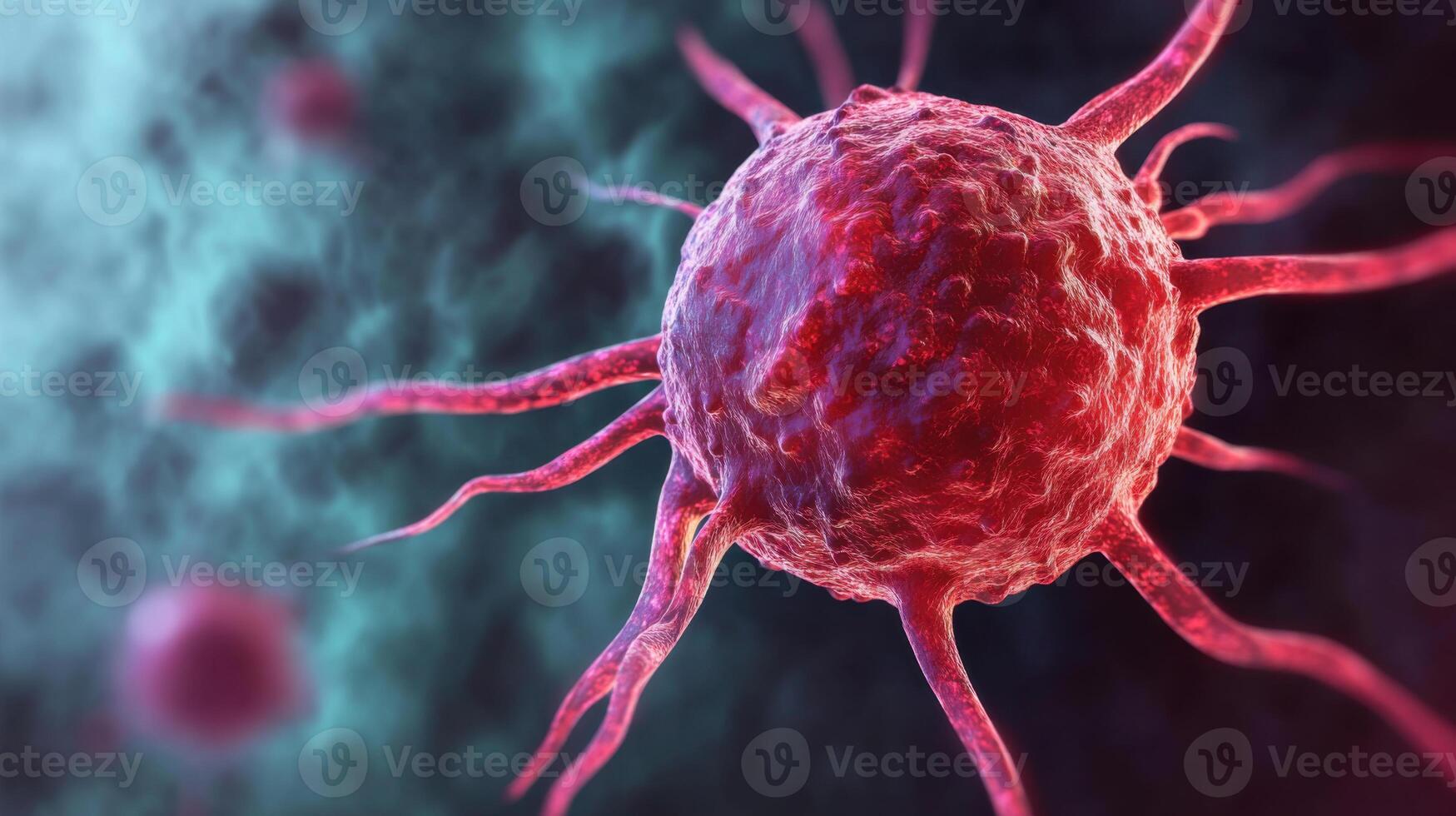 Cancer cells are shown in this image photo