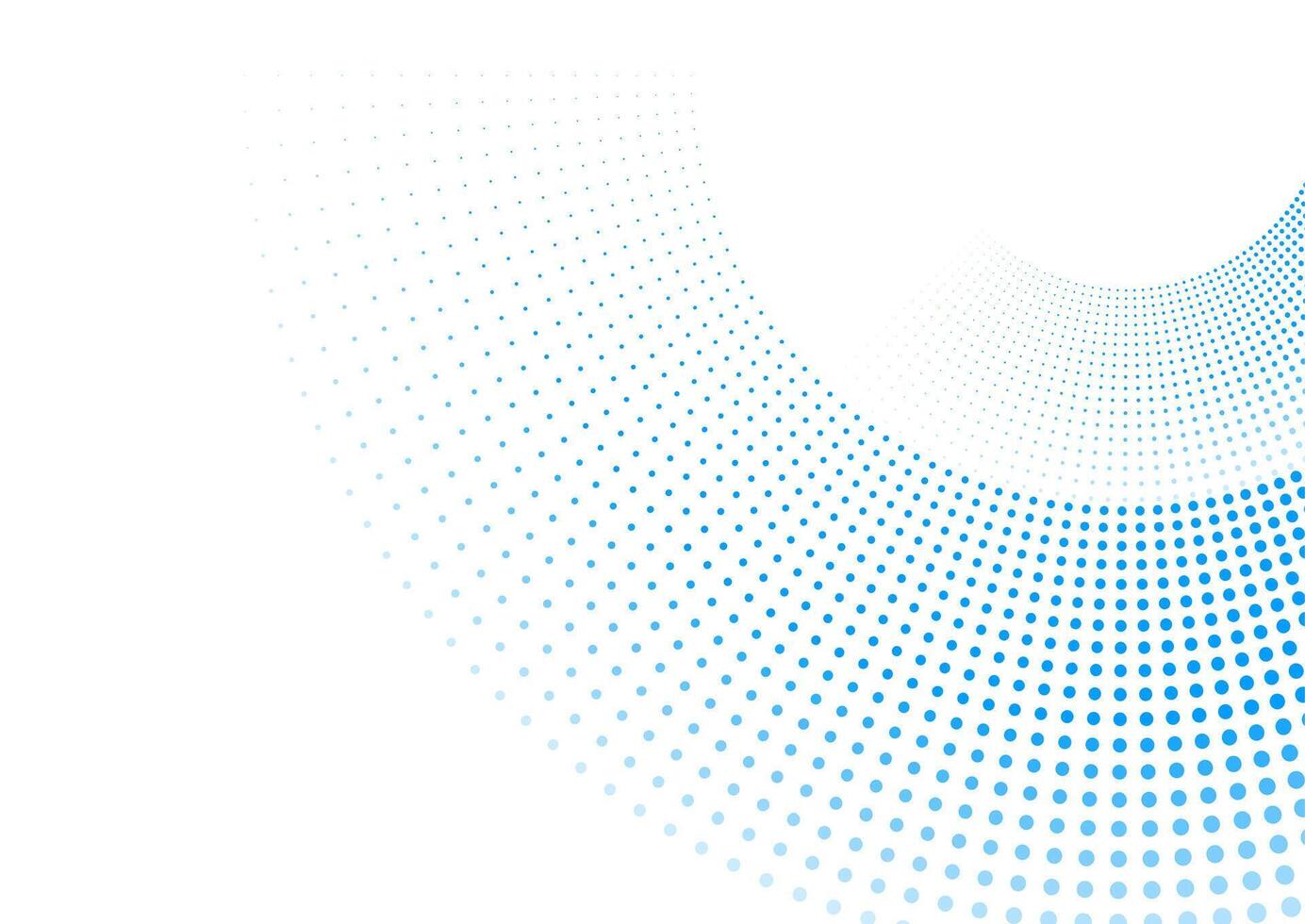 Bright blue minimal dotted lines abstract background vector