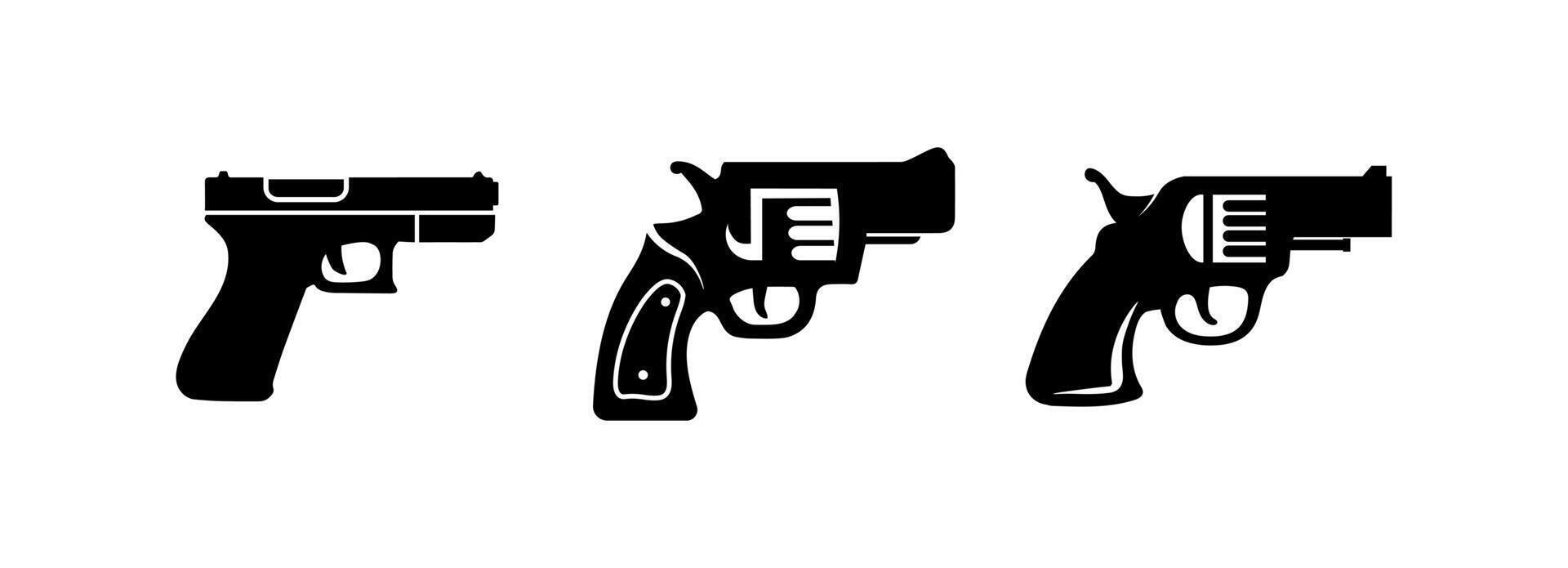 Gun logo and army soldier sniper shot design illustration on white background vector