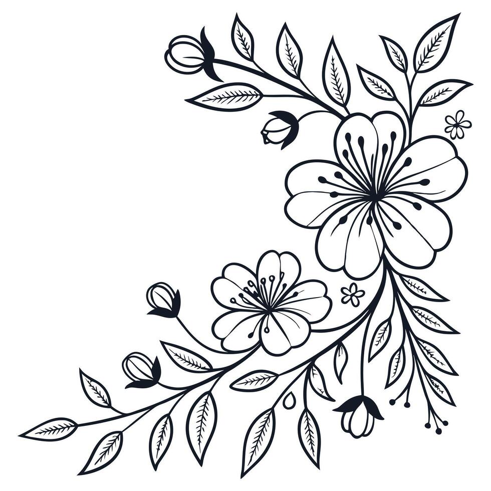 flower design illustration vector