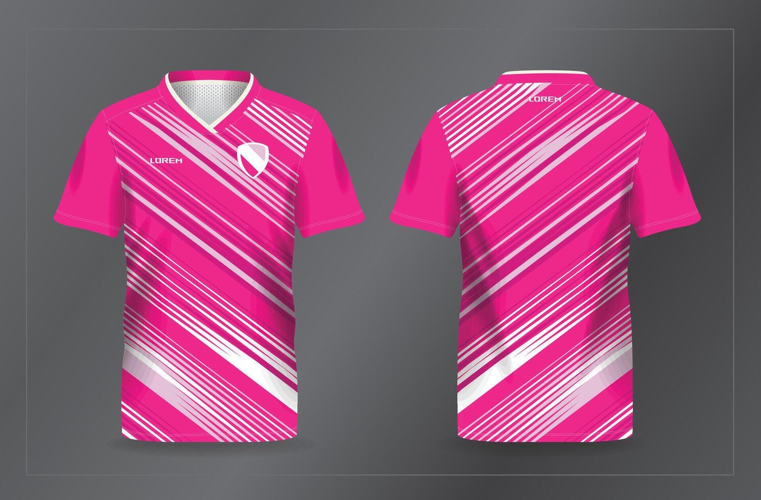 abstract pink background pattern for sport jersey football and soccer shirt template vector