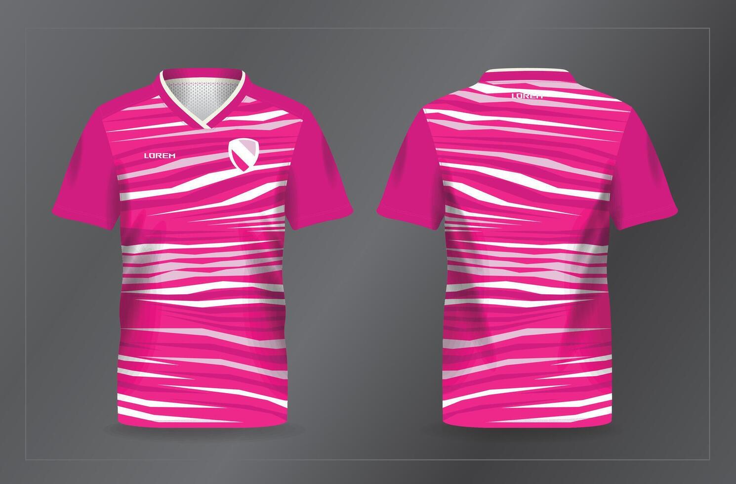 pink background pattern for sport jersey football and soccer shirt template vector