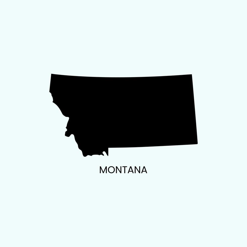 Montana Map Stock Illustrations. vector