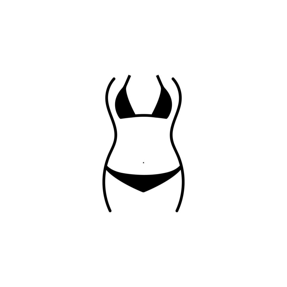 Bikini Set design. vector