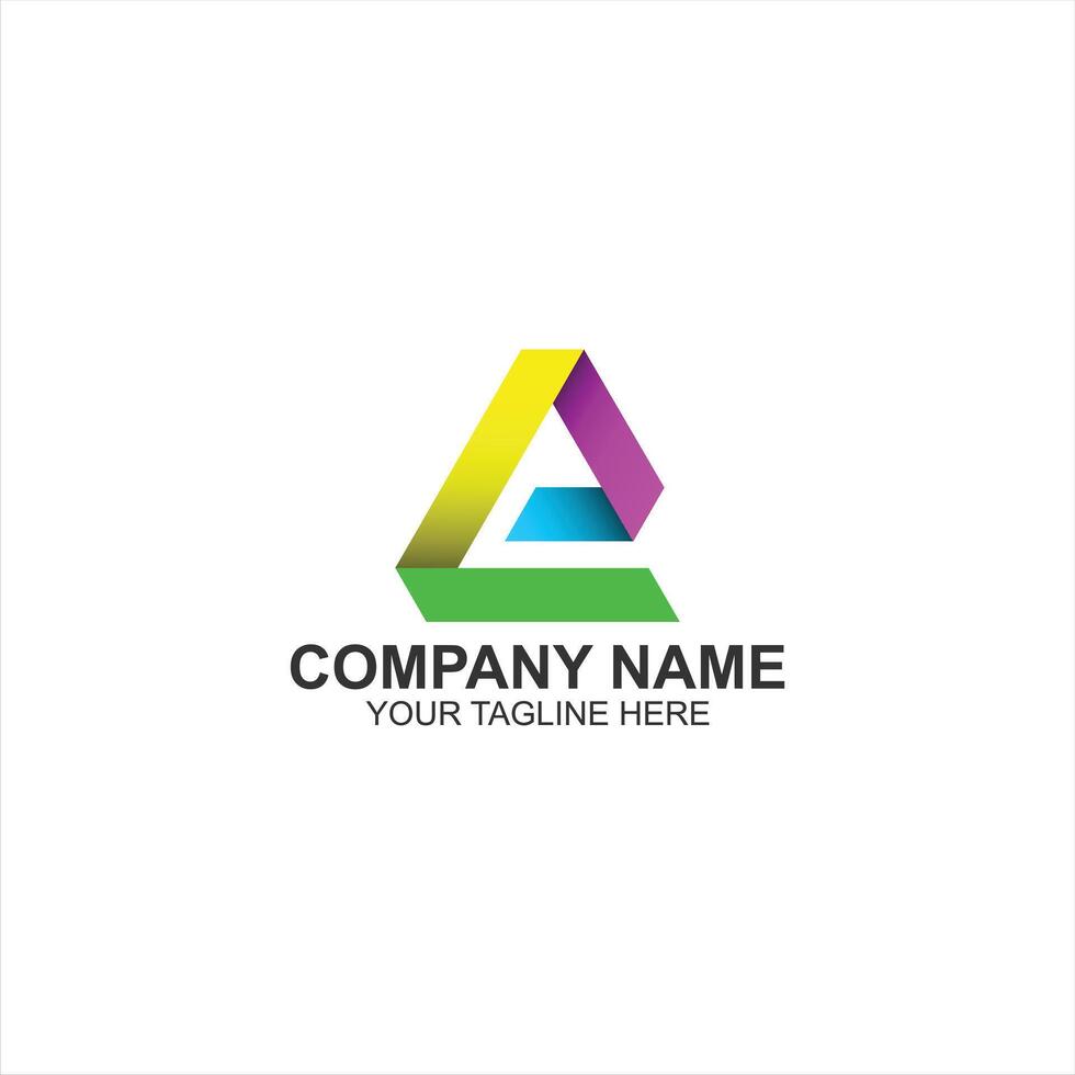 letter e logo icon for company identity with creative illustration vector