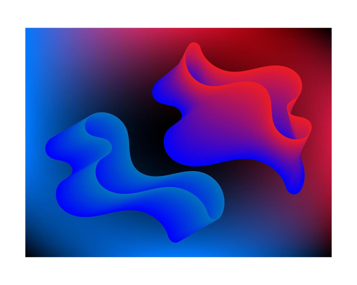 modern abstract blend background wallpaper template vector