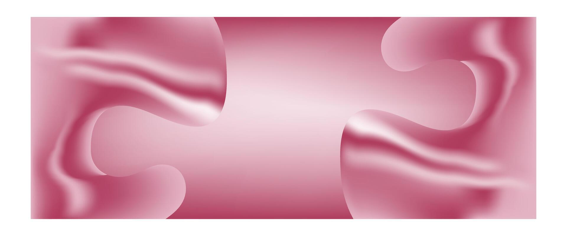 digital Pink Wavy Smooth liquid mesh gradient wallpaper background design vector