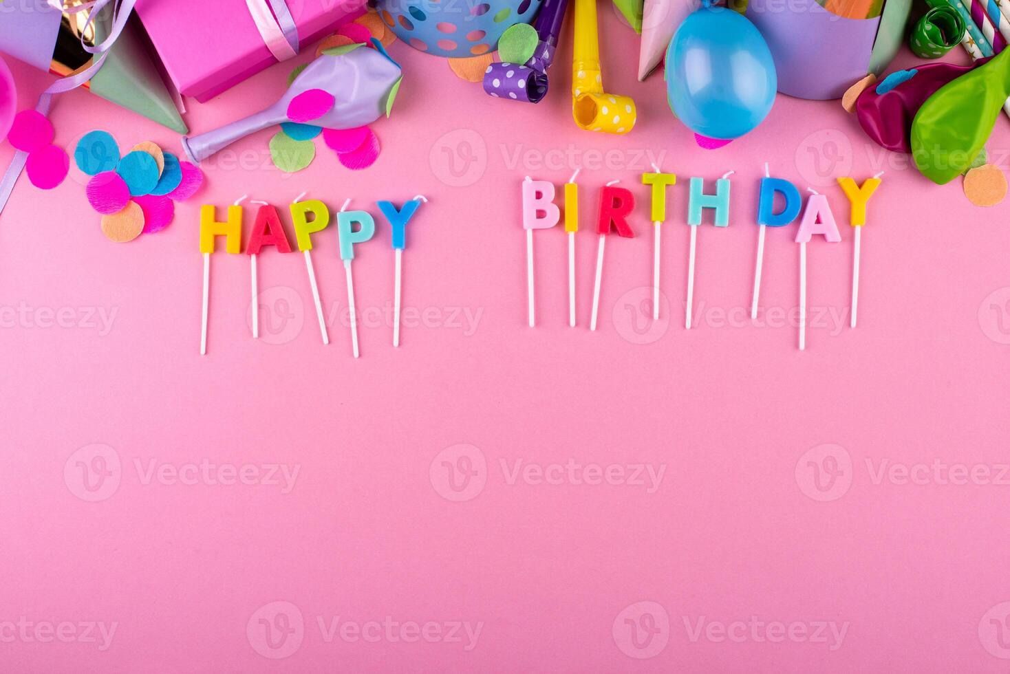 Happy birthday party celebrating background photo