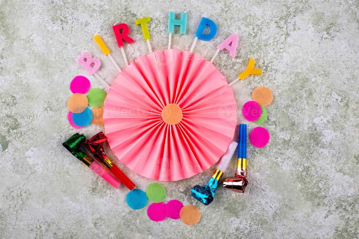 Happy birthday party celebrating background photo