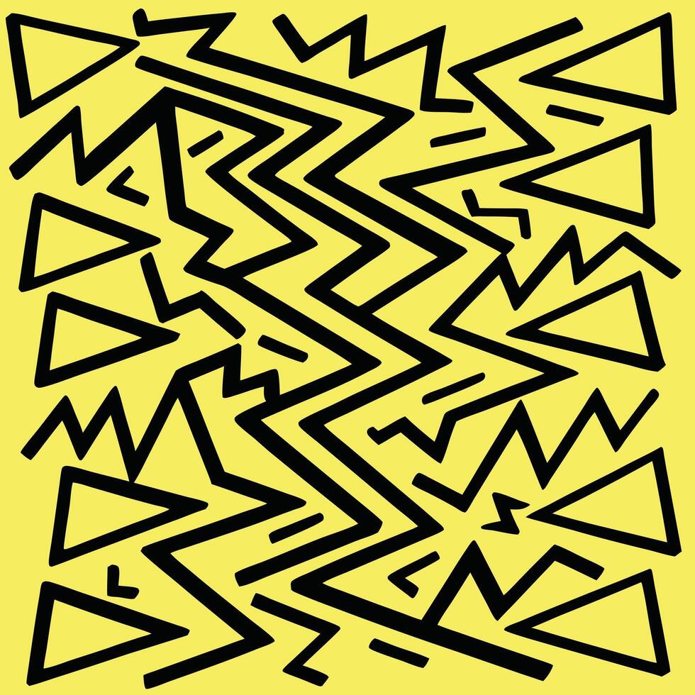 Edgy and Contemporary Abstract Geometric Sharp Shapes Pattern vector