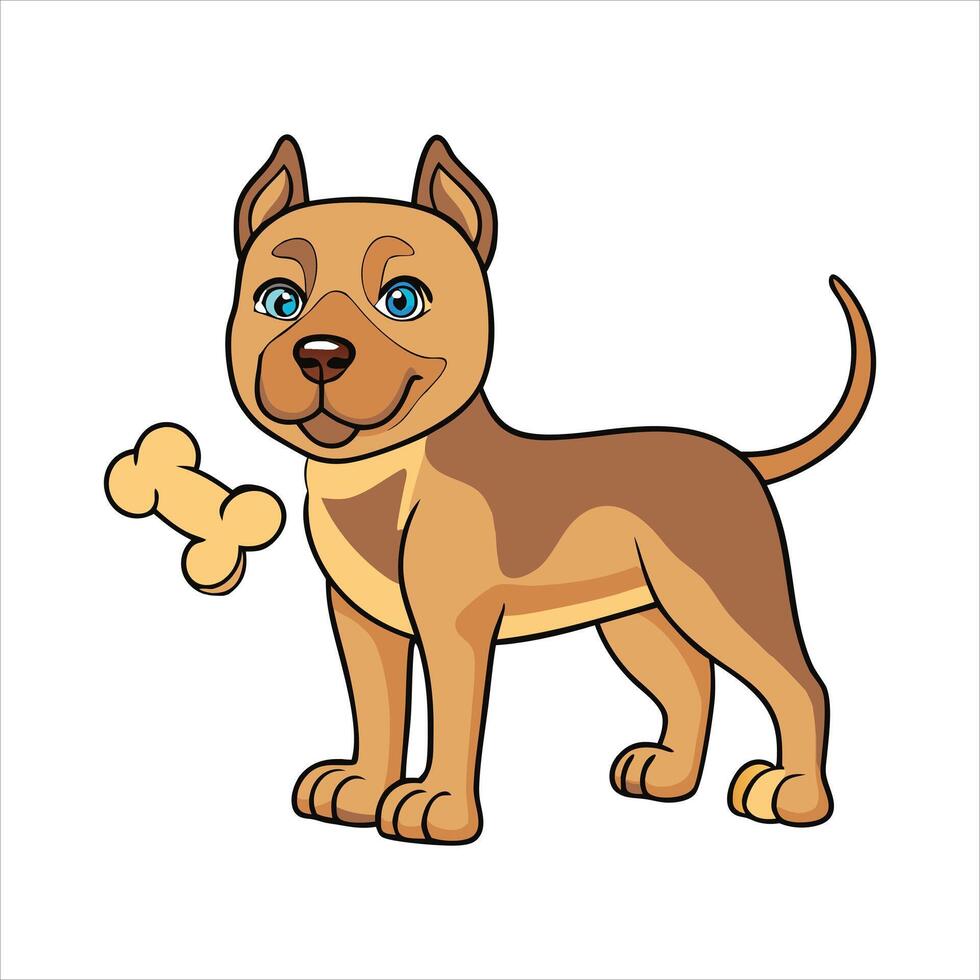 Pit Bull Power Strong and Sweet vector