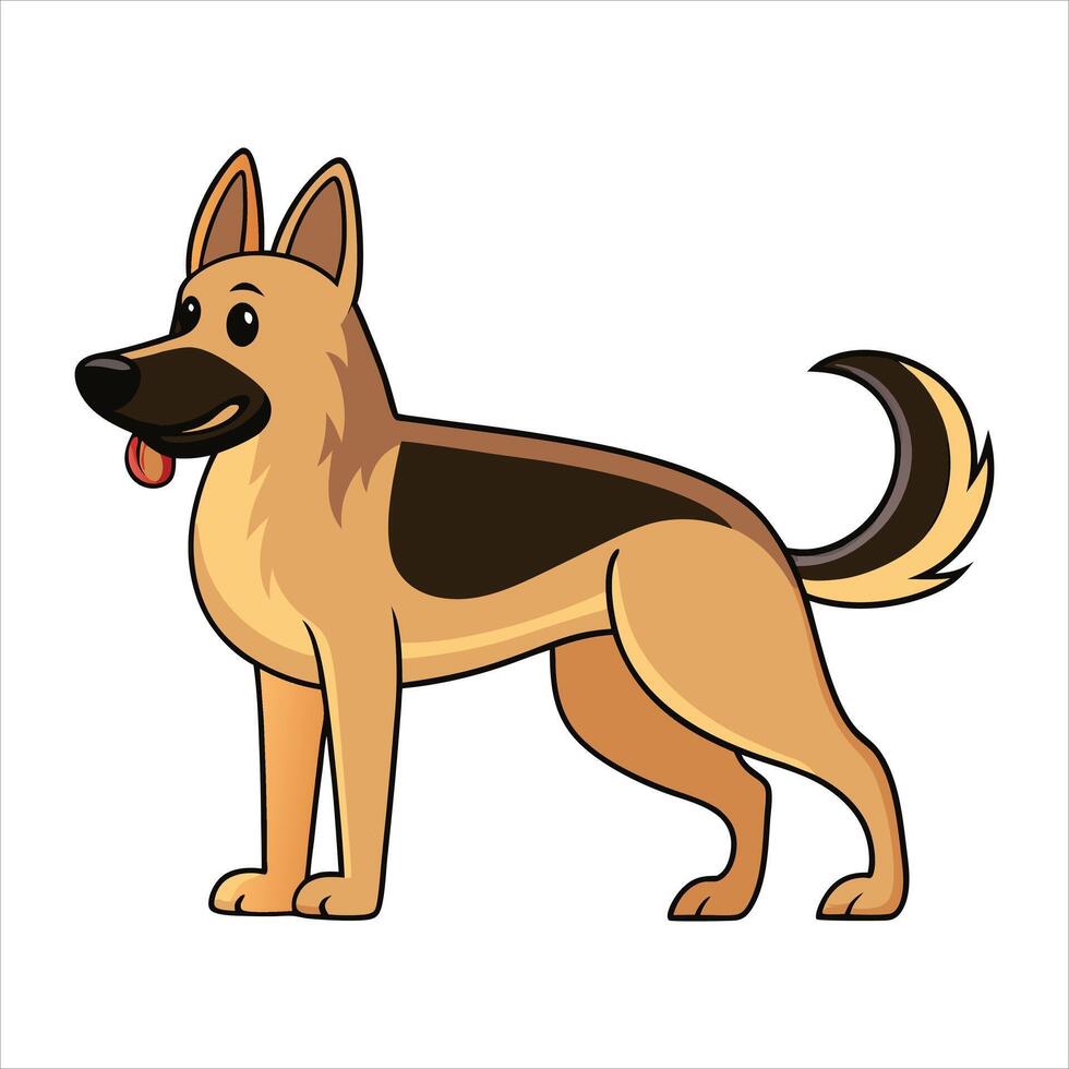 German Shepherd Greatness vector
