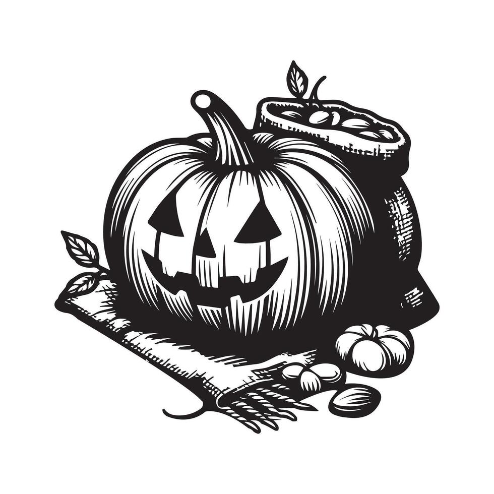 Harvest Sack Dreams vector