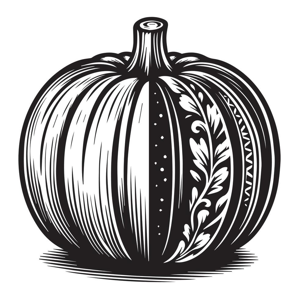 Pumpkin Halves A Fall Delight vector