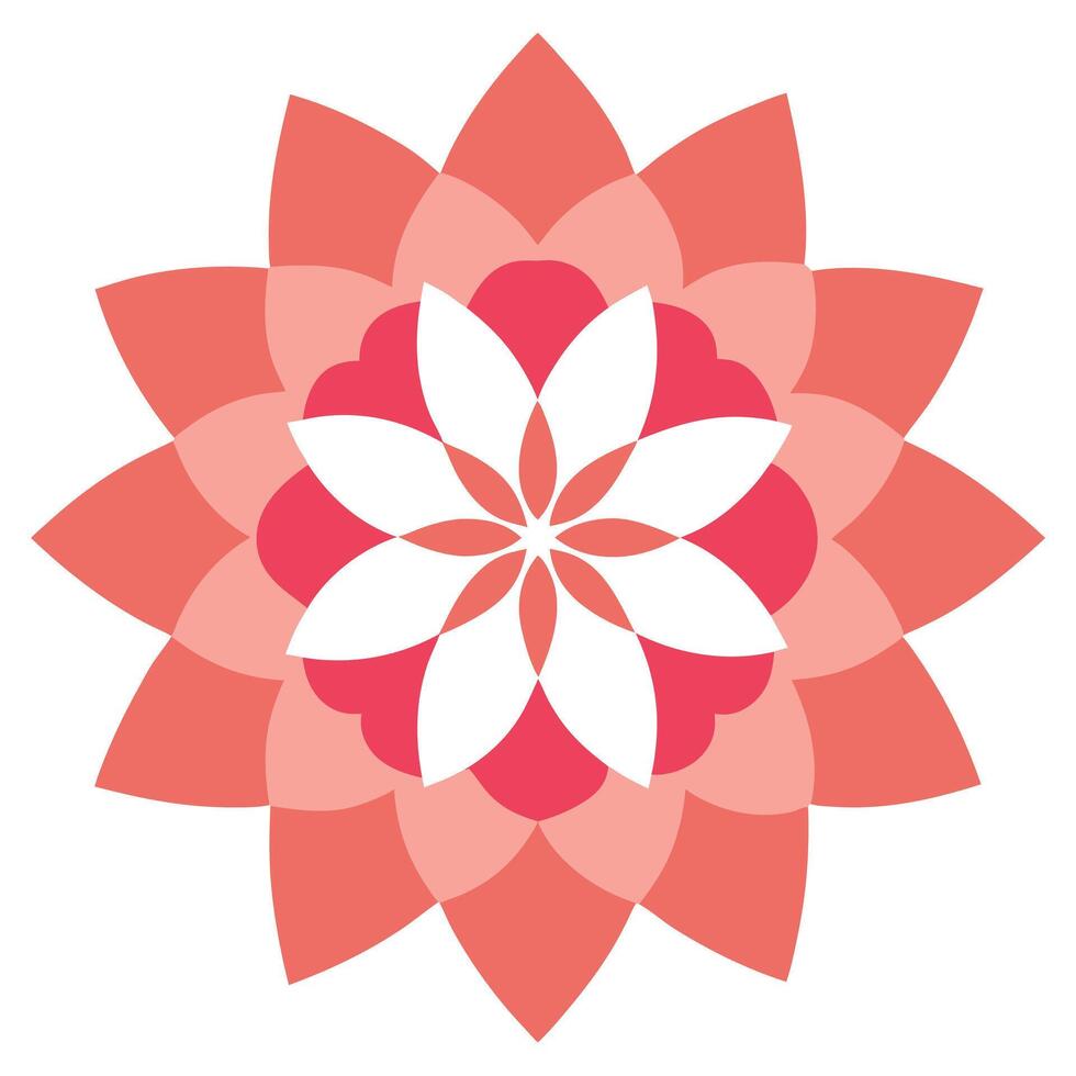 Mandala Decorative Floral Elements Design for Heading and Ending with Intricate Artistic Patterns Ornamental Details vector