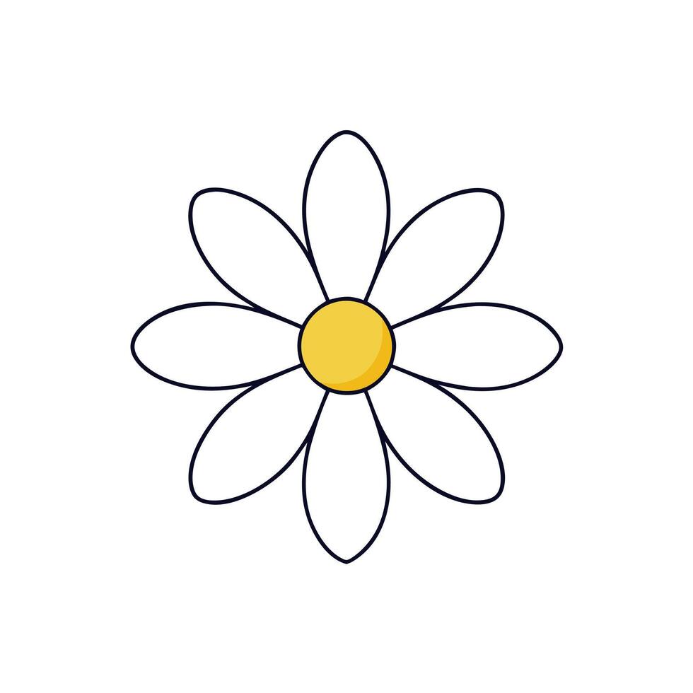 Modern Floral Illustration with Decorative Heading and Ending Elements vector