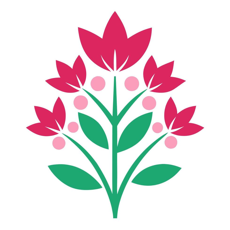 Elegant Floral Elements Design for Headings Ending with Ornamental Touch vector