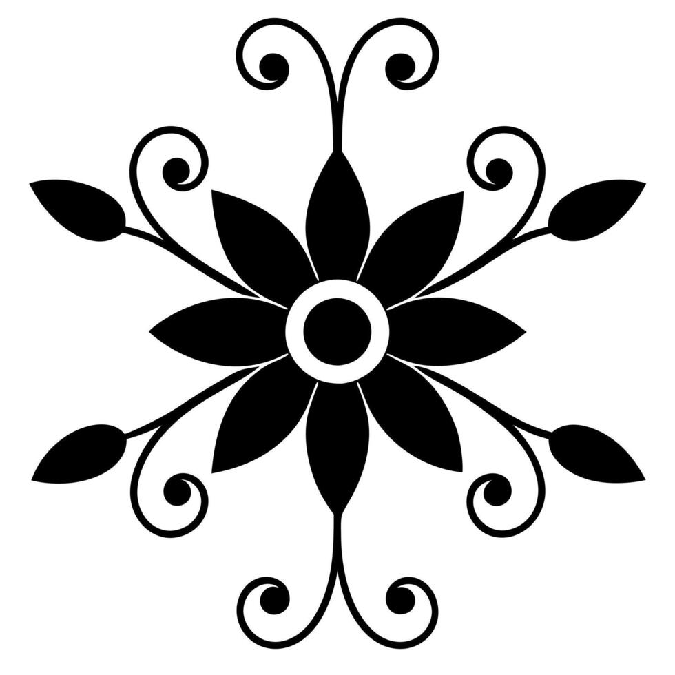 Ornamental Floral Design Decorative Projects vector