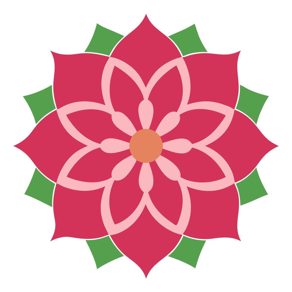 Mandala Decorative Floral Elements Design for Heading and Ending with Intricate Artistic Patterns and Ornamental vector