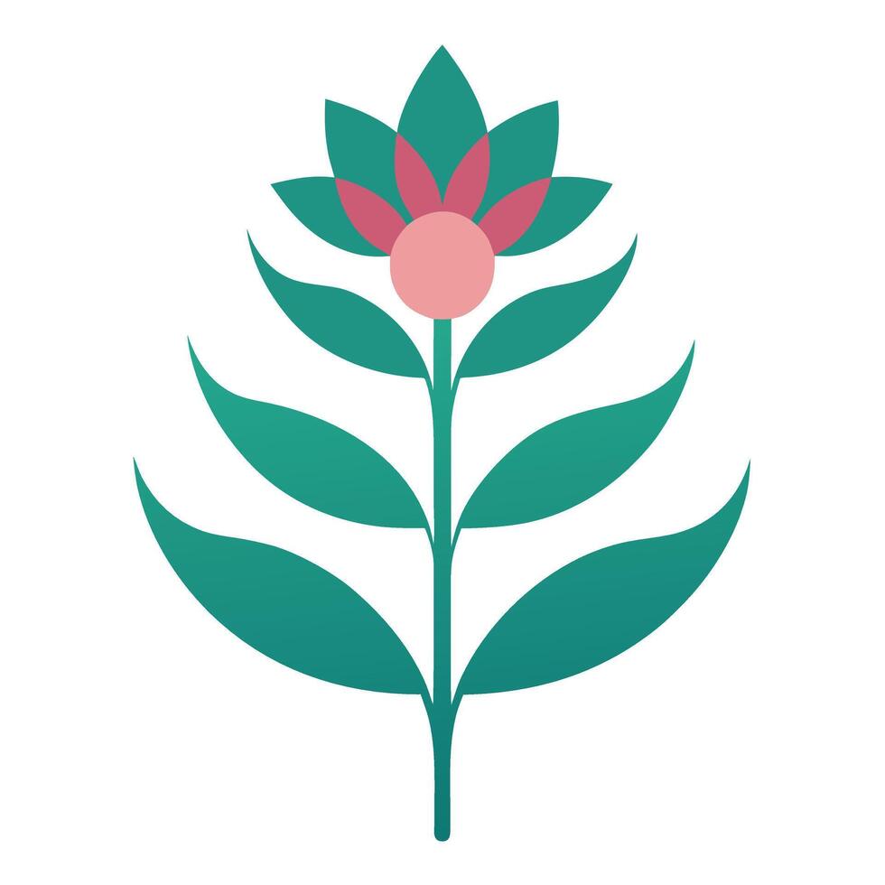 Elegant Floral Elements Design for Headings and Endings a Decorative Style vector