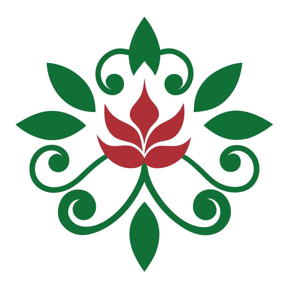 Decorative Floral Elements Design Heading Endings in Elegant Style vector