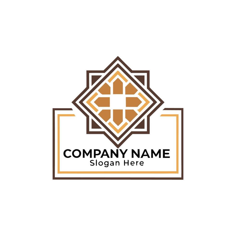 a logo design for a company name on a white background vector