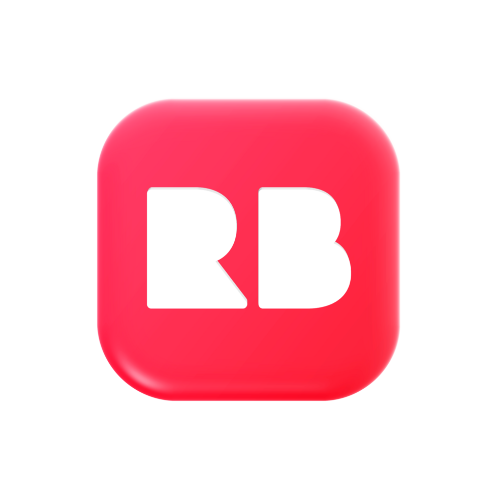 Redbubble app icon on transparent background png