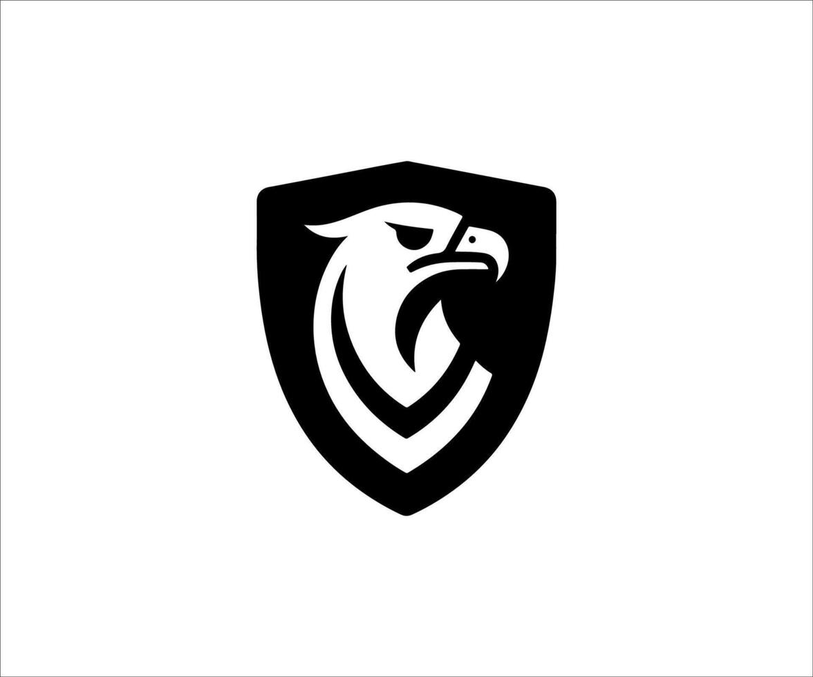 a black and white logo of an eagle vector