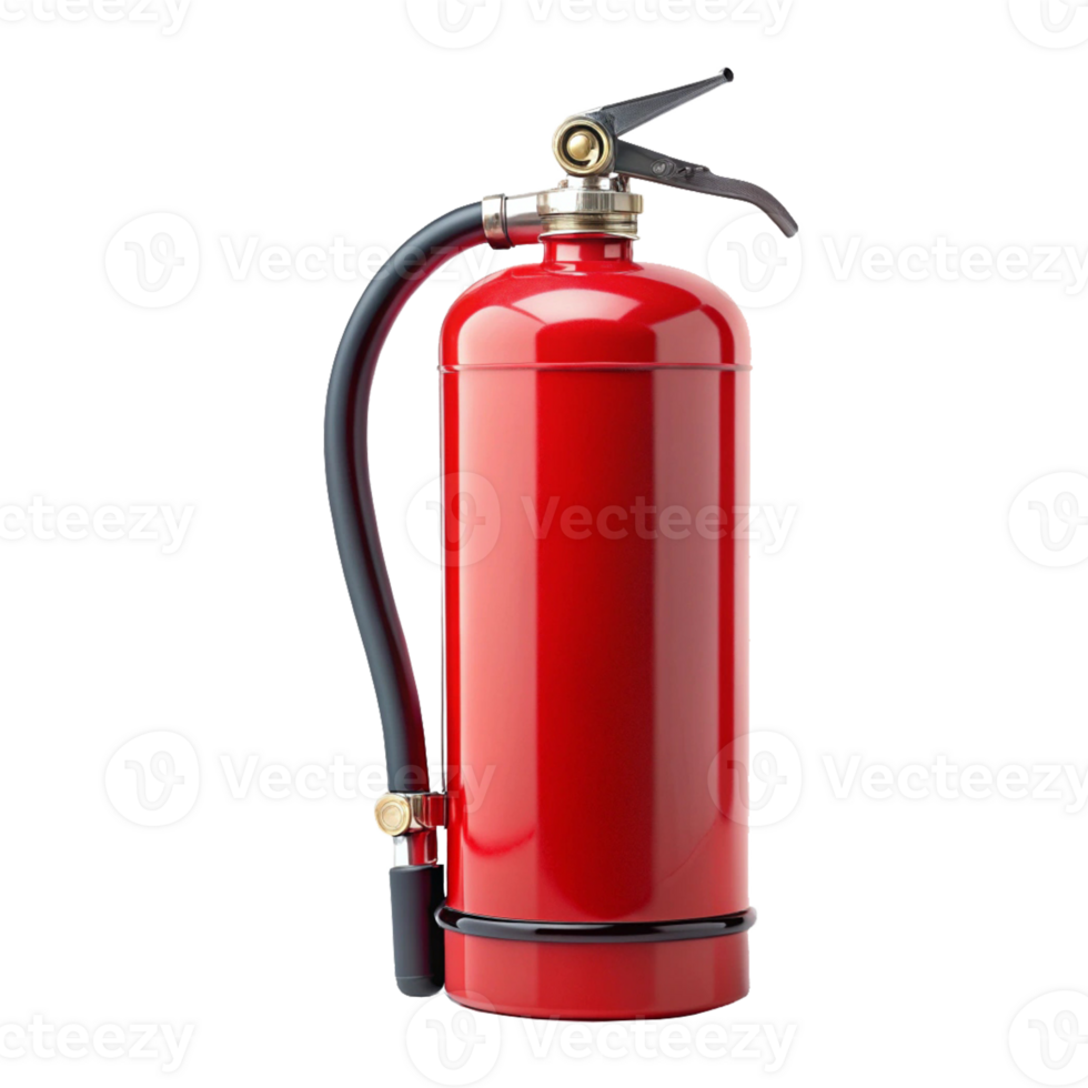 fire extinguisher on transparent background png