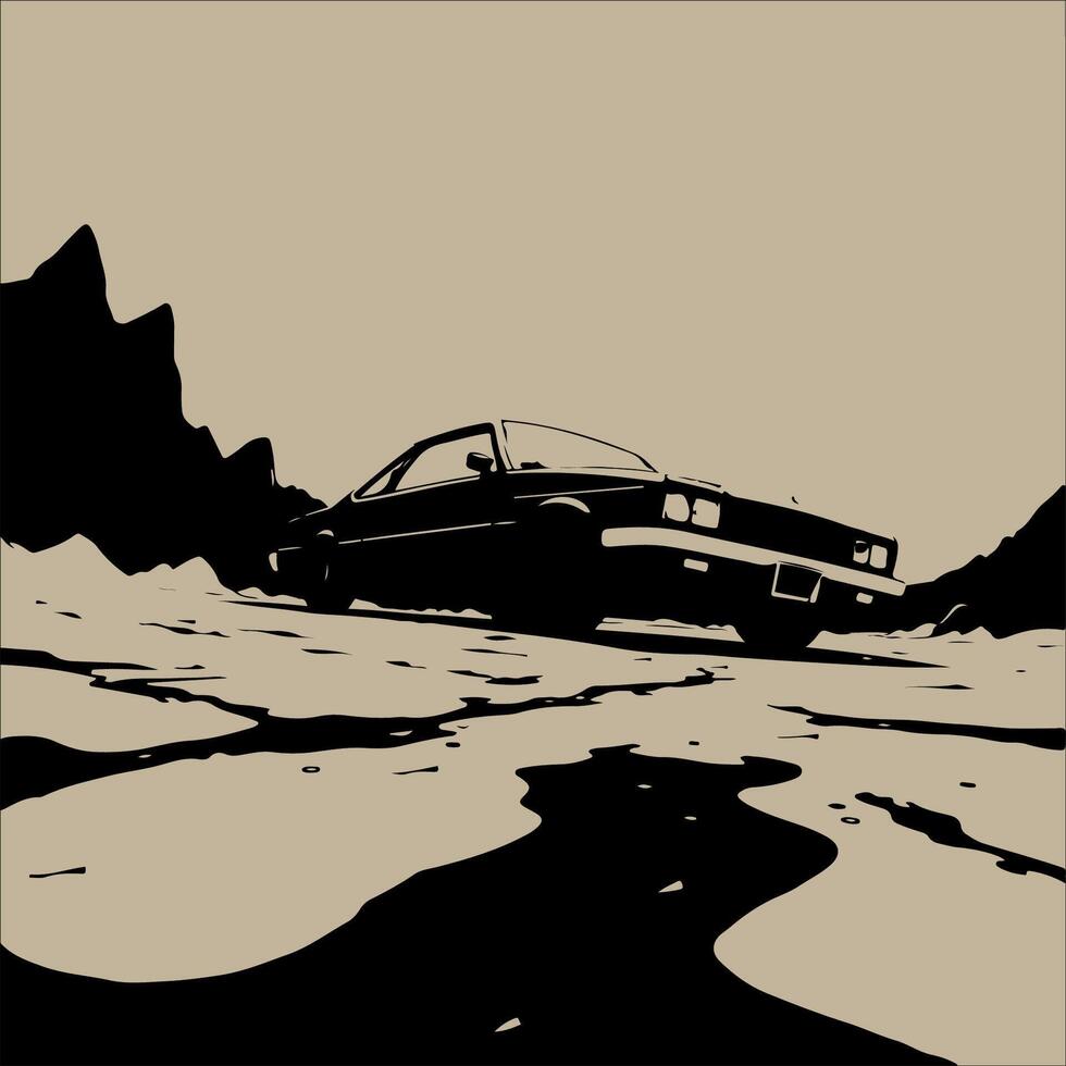 the poster for the movie the fast and the furious vector
