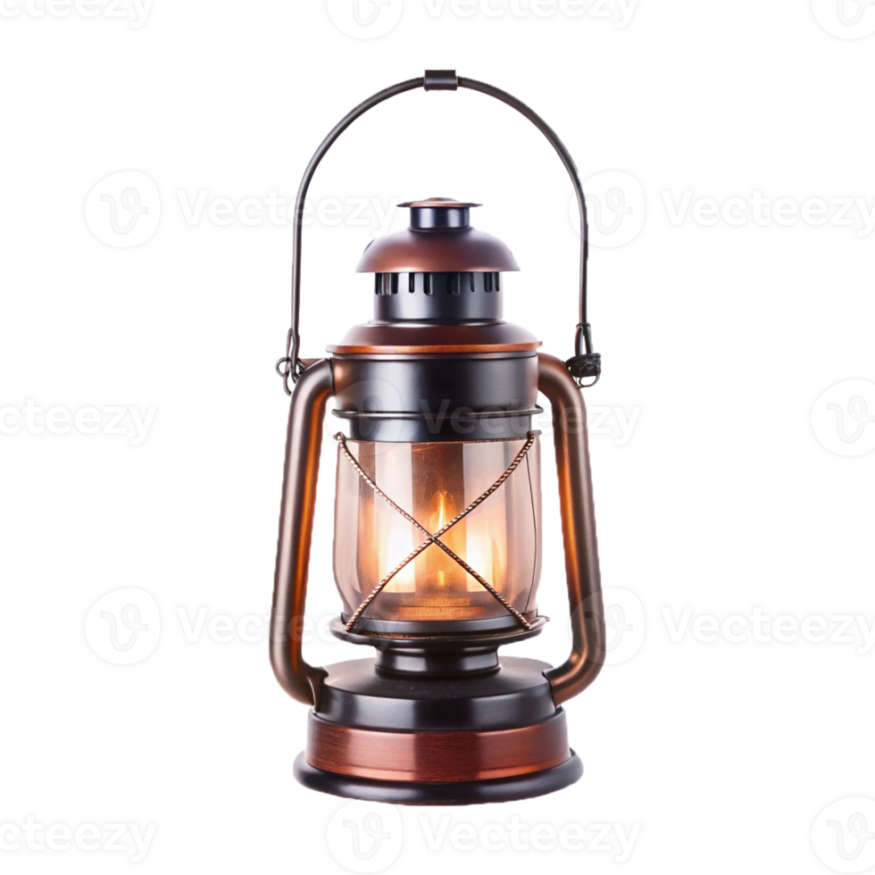 old fashioned lantern on a transparent background png
