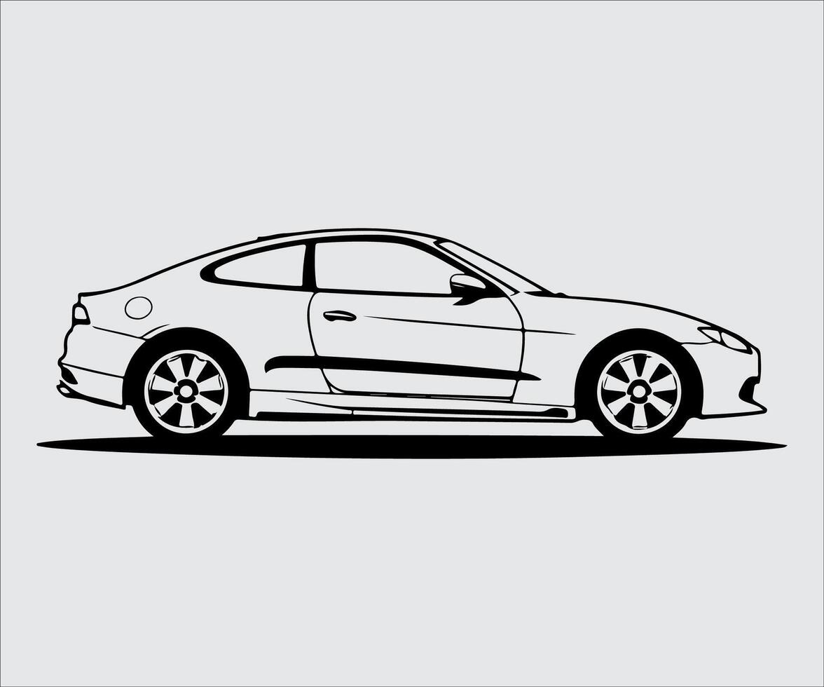 Car icon on white background. illustration for your graphic design vector