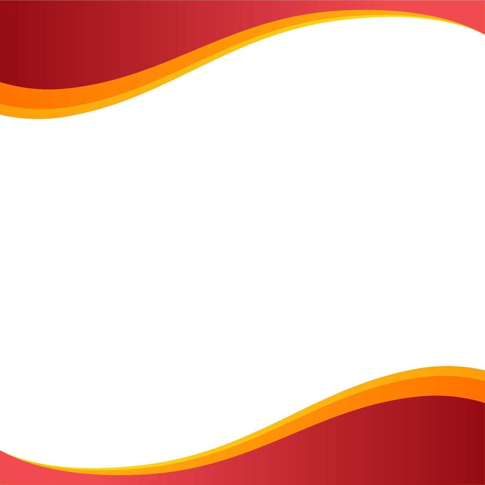 Red wave background style vector