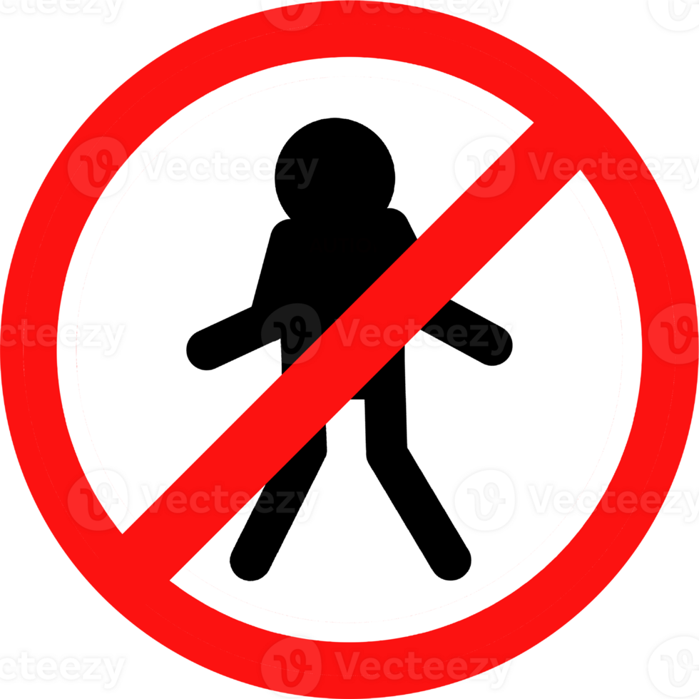 No zombie sign. Zombie forbidden sign. png