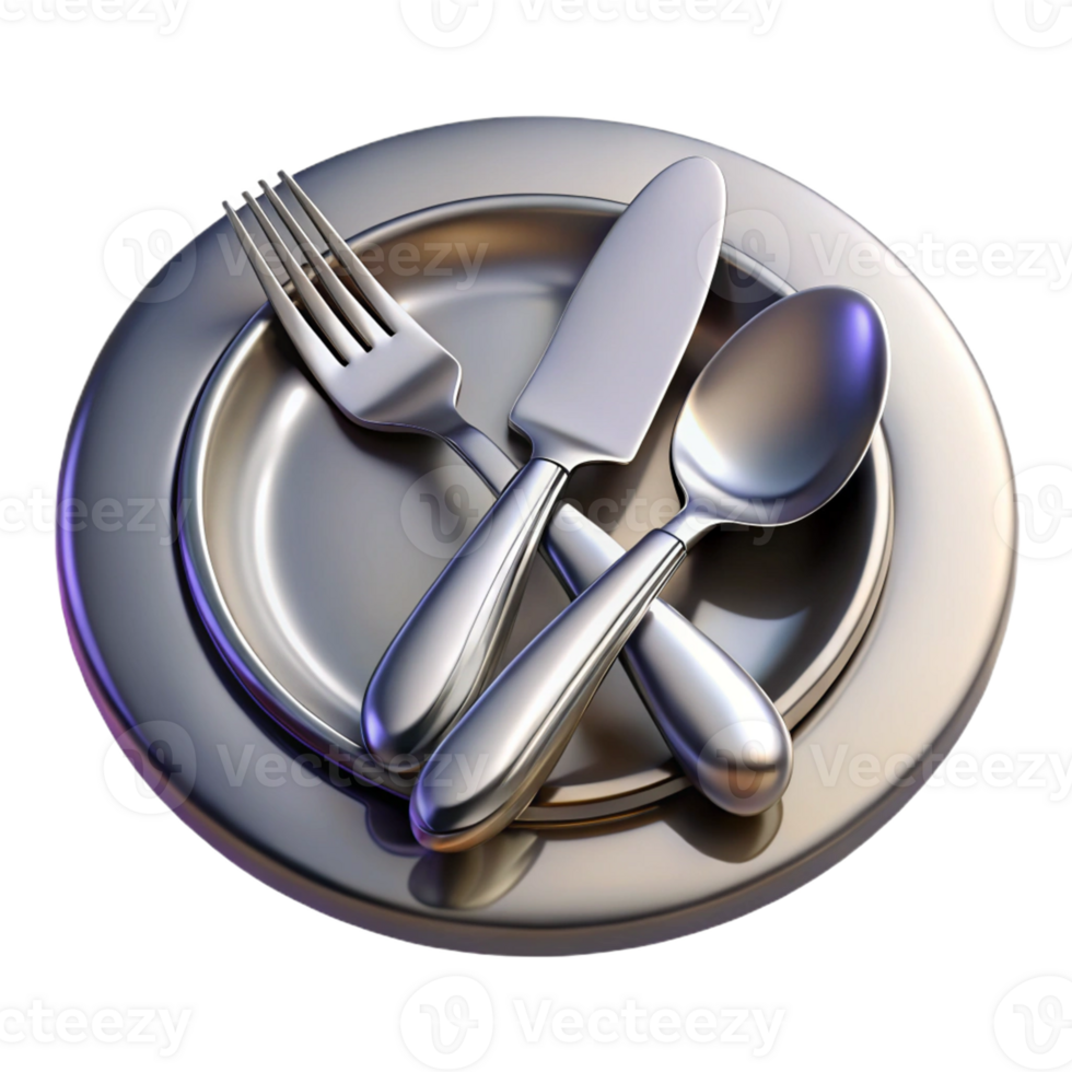 Elegant Table Setting Featuring Plates and Cutlery png