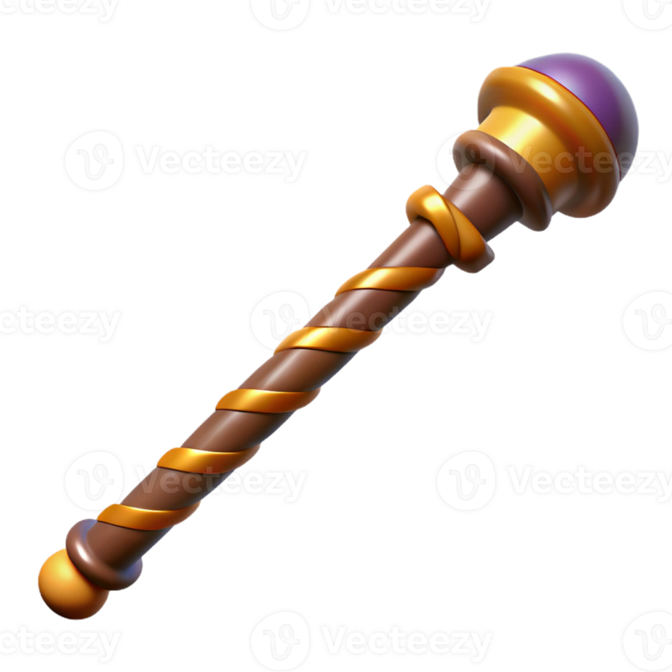 Magical Harry Potter Wand with Glowing Effects png