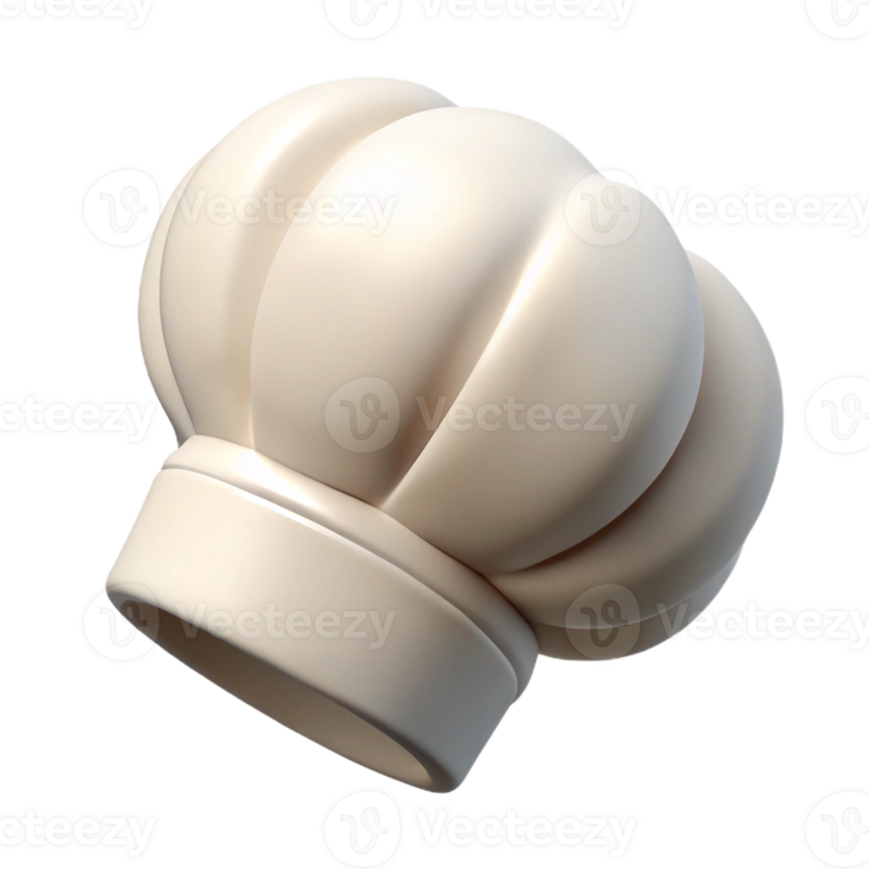 Classic Traditional Chef Hat for Cooking Professionals png