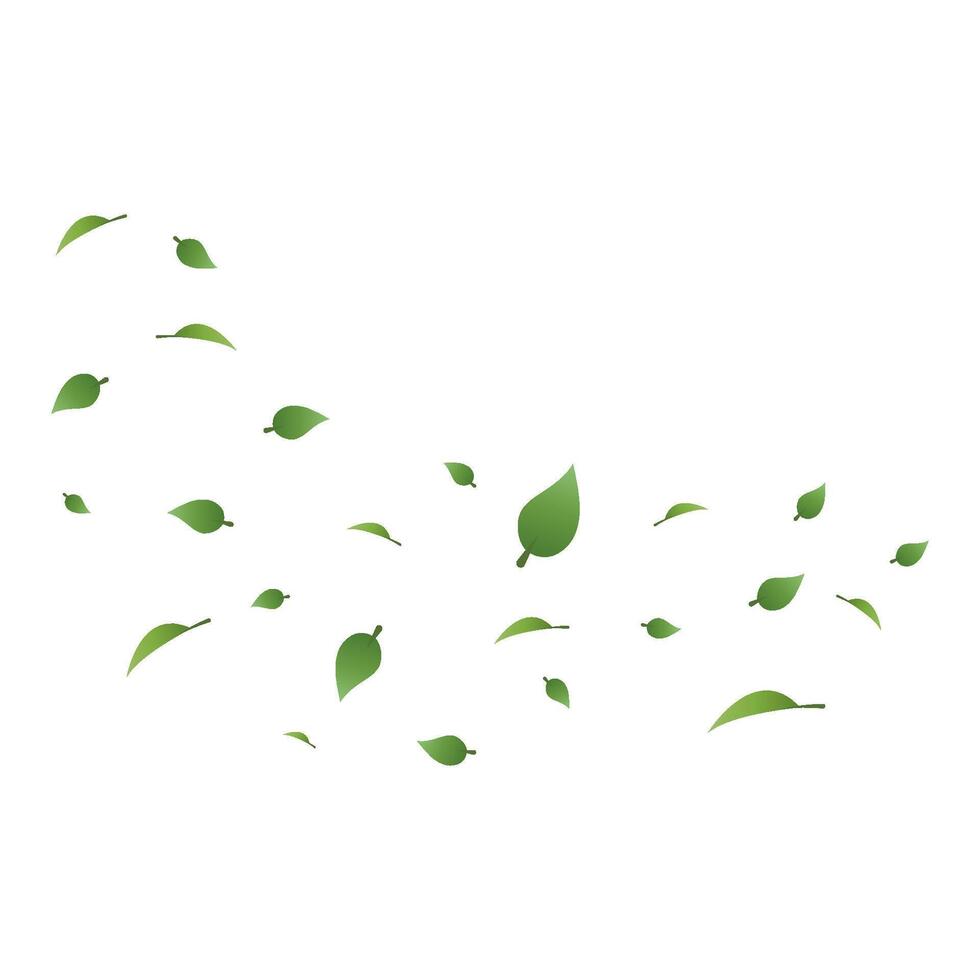 icon green leaf illustration vector