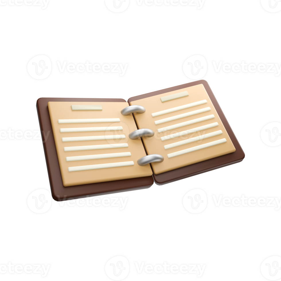 a 3d icon render of beverage list png