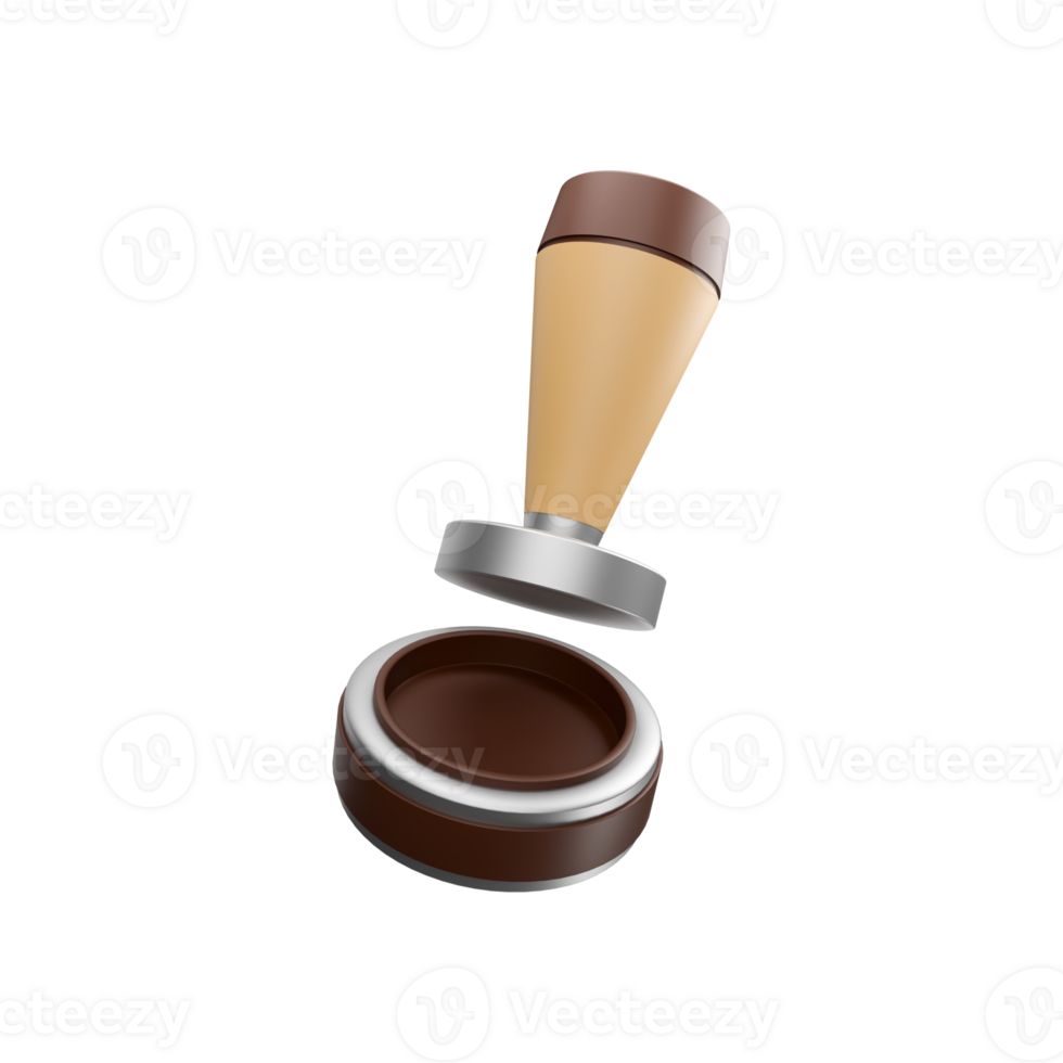 a 3d icon render of tamper png