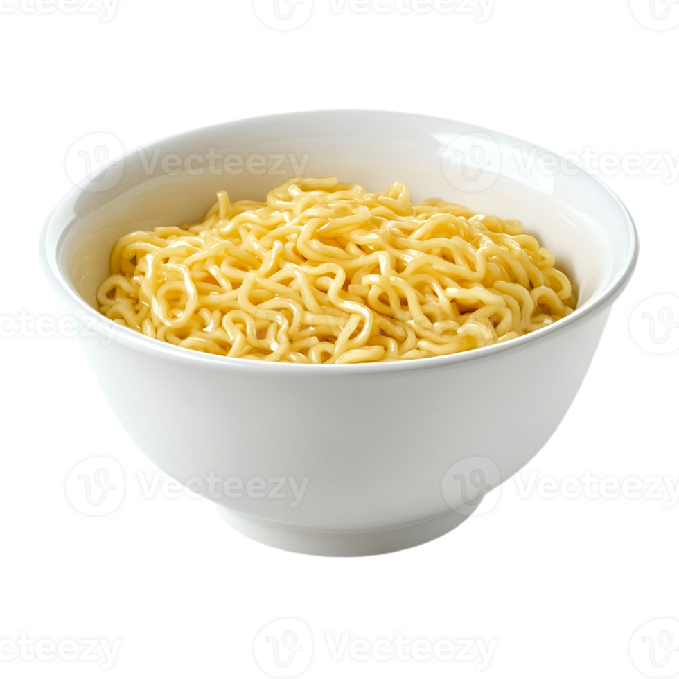 Delicious Asian Noodle Bowl Isolated menu meal food isolated on transparent background png